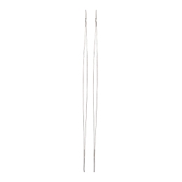 Honeyhandy Iron Big Eye Beading Needles, Seed Bead Needle, Platinum, 125x0.5mm