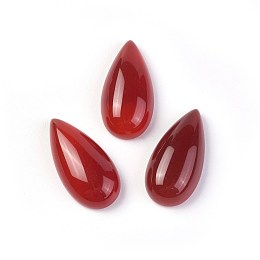 Honeyhandy Natural Carnelian Cabochons, teardrop, 19.5x10x5mm