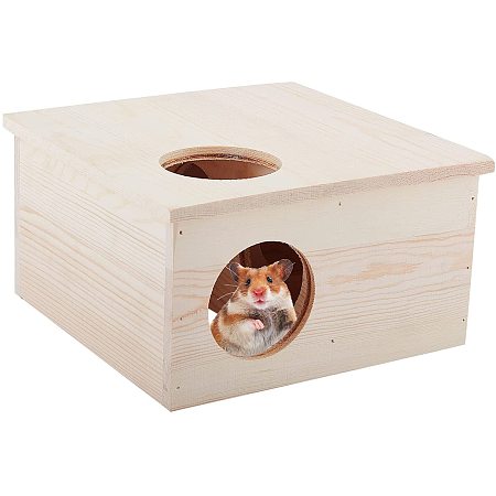 AHANDMAKER Multi-Chamber Hamster House Maze Multi-Room Fancy Rat and Golden Bears Multi-Room Hideouts-Small Pets House Habitats Decor for ChipmunkMice Gerbils Mouse