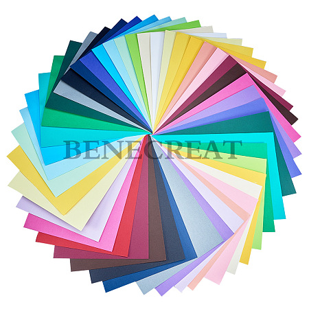 BENECREAT 48 Sheets A4 Size Cardstock Paper Double Sided with 24 Vivid Colors for DIY Handcrafts, Crafts Projects, Card Making, Diy Craftwork-11.4
