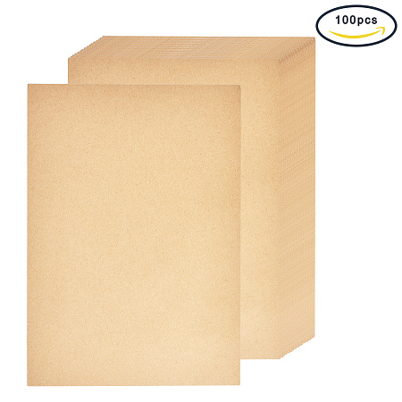 BENECREAT 100-Sheet Brown Kraft Paper Natural Kraft Paper - A4 Letter Size （8.27