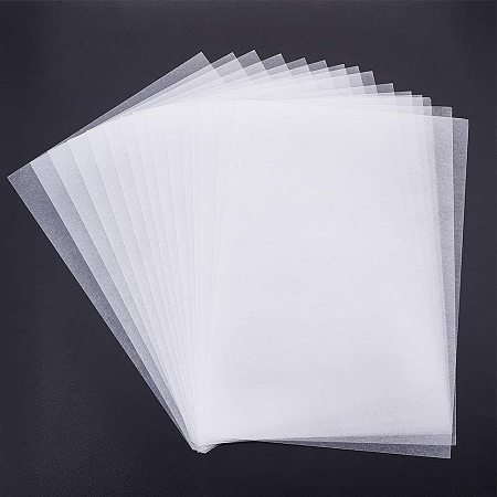 Arricraft 11x7.8” Heat Shrink Plastic Sheet, 15pcs Clear Frosted Shrinky Art Papers for Keychains Pendants Craft School Project Making