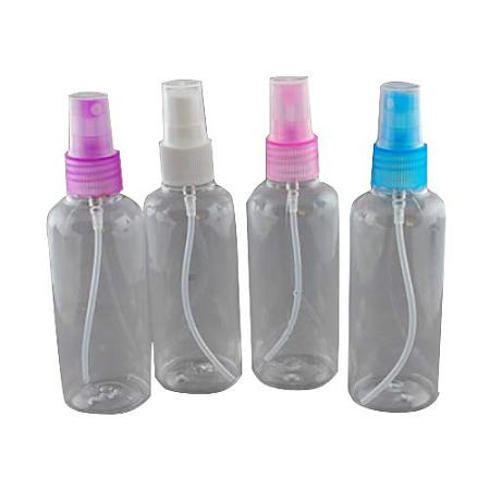 ARRICRAFT 12pcs Random Mixed Color Portable 100ml Spray Bottles Travel Bottle Set, 135x40mm
