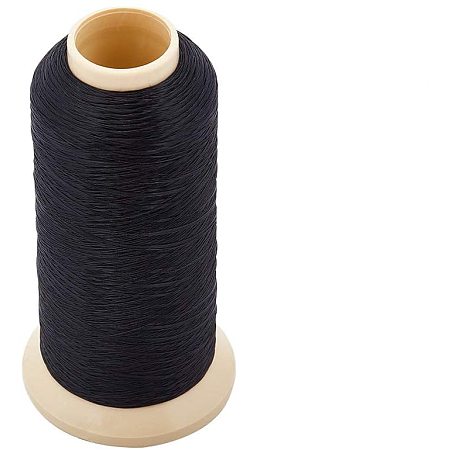 Pandahall Elite 2755 Yards 0.2mm Nylon Thread Black Thread Nylon Wire Beading Thread Sewing Thread for Men Women Jewelry Making Bracelet Beading
