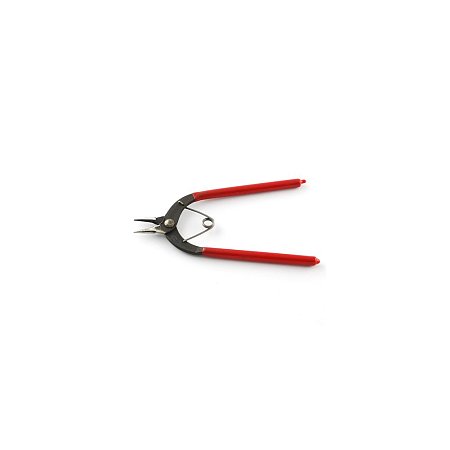 NBEADS 1 Pc Jewelry Pliers Flat Nose Pliers Short Chain Nose Pliers Jewelry Handed Tool About 125mm Long Red