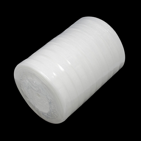 Honeyhandy Sheer Organza Ribbon, DIY Material for Ribbon, White, 1/2 inch(12mm), 500yards(457.2m)