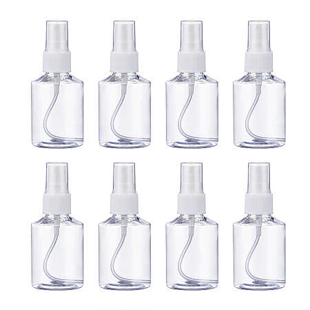 Arricraft 50ML PET Plastic Foaming Soap Dispensers, Empty Pump Bottles for Liquid Soap, Refillable Bottles, Clear, 4.2x10cm