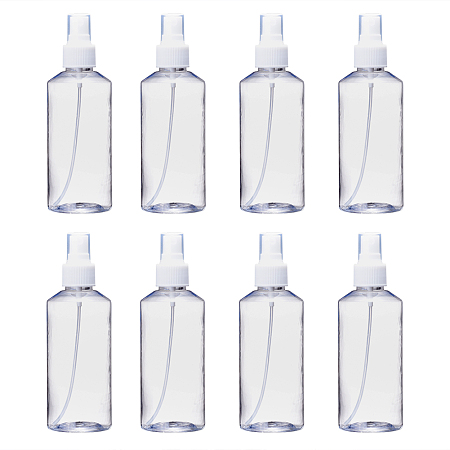 Arricraft 200ML PET Plastic Foaming Soap Dispensers, Empty Pump Bottles for Liquid Soap, Refillable Bottles, Clear, 5.3x15.7cm