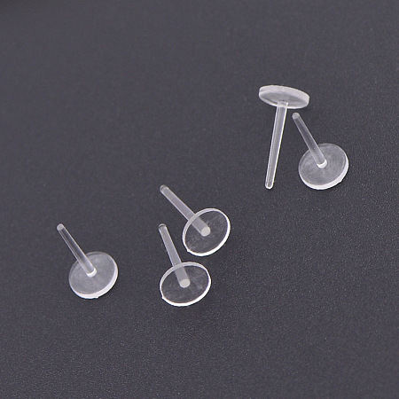 30pcs Plastic Earring Backs for Heavy Earrings Large Clear Soft Rubber  Stoppers  eBay