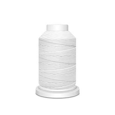 Honeyhandy Waxed Polyester Cord, Flat, White, 1mm, about 76.55 yards(70m)/roll