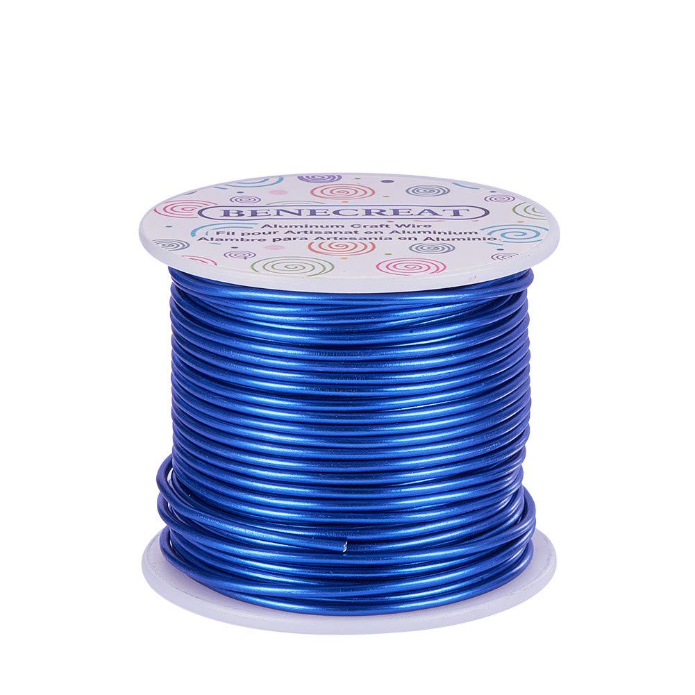 15 ft 5m Creacraft Beading Wire Set: 20 Colors of 12-Gauge Tarnish Resistant Anodized Aluminium Wire per Coil