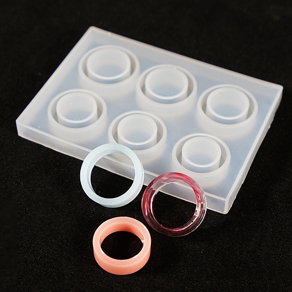 Honeyhandy Silicone Ring Molds, Resin Casting Molds, For UV Resin ...