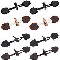 NBEADS 16 Sets Leather Sew-On Toggles with Resin Horn Button Closures Sewing Accessories for Coat Jacket Clothing