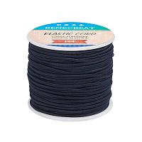BENECREAT 2mm 55 Yards Elastic Cord Beading Stretch Thread Fabric Crafting Cord for Jewelry Craft Making (Darkblue)