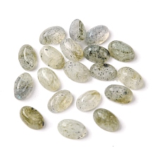 Natural Labradorite Cabochons, Oval, 6x4x2~2.5mm