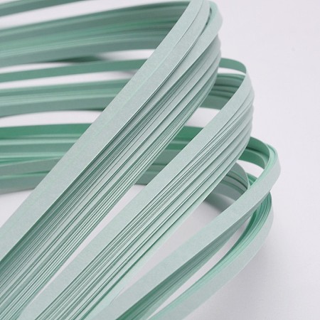 Honeyhandy Quilling Paper Strips, Pale Turquoise, 390x3mm, about 120strips/bag