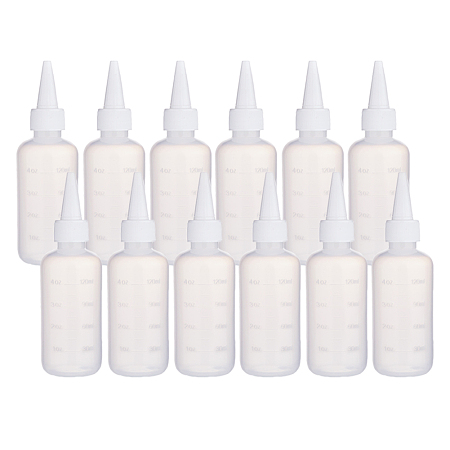 120ml Plastic Glue Bottles, Clear, 14.5cm; Capacity: 120ml