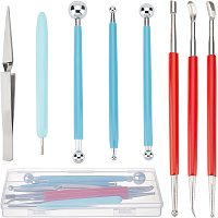 BENECREAT 8Pcs Paper Sculpting Kit Polymer Clay Tool Sets Modeling Pottery Clay Sculpting Tools Kits for Doll Modeling Carving Embossing Paper Flowers