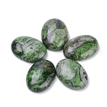 Honeyhandy Natural Ripple Jasper Cabochons, Oval, Dyed, 25x18x7~8mm