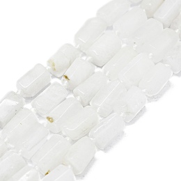 Honeyhandy Natural Rainbow Moonstone Beads Strands, Nuggets, 9~13x7~8mm, Hole: 0.8mm, about 30~35pcs/strand, 15.94''(40.5cm)