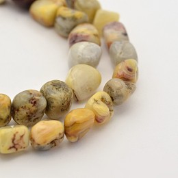 Honeyhandy Natural Gemstone Bead Strands, 5~7X5~7mm, Hole: 1mm, about 15.7 inch