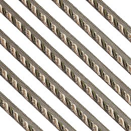 PandaHall Elite 27 Yard Twisted Lip Cord Trim, 6mm Twisted Cord Trim Lip Cording Muticolor Edge Piping Trim for Handmade Crafts Home Decor Upholstery Edge Embellishments