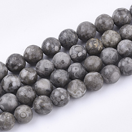 Arricraft Natural Maifanite/Maifan Stone Beads Strands, Round, Dyed, 8~8.5mm, Hole: 1mm, about 47pcs/strand, 15.5 inch