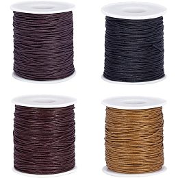 Wholesale PandaHall 200 Yards 1mm Waxed Cotton Cord Thread Beading String  for Bracelet Necklace Jewelry Making and Macrame Supplies 
