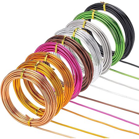 2 Rolls Copper Wire Aluminum Wire 26 Gauge Wire Thread Jewelry