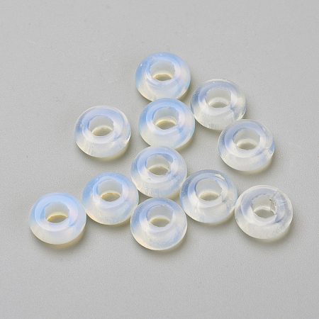 Honeyhandy Opalite Beads, Rondelle, 10.5x4.5mm, Hole: 4mm