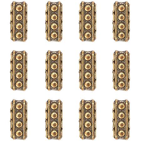 PandaHall Elite 60pcs 4-Hole Rectangle Spacer Bar Tibetan Alloy Antique  Golden Jewelry Spacers for Multi-Strand Bracelet Necklace DIY Jewelry  Making, 17x7mm, Hole: 2mm 
