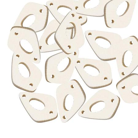 ARRICRAFT 1000 pcs Kite Shape Pendant Beads Crafts for Earring Pendant Jewelry DIY Craft Making, Wheat