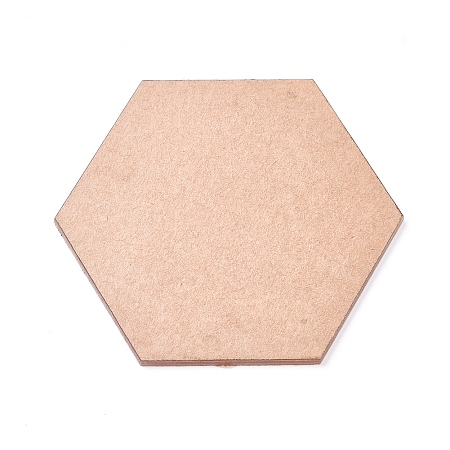 Honeyhandy Acrylic Transparent Pressure Plate, Hexagon, Clear, 81.5x70.8x2.7mm