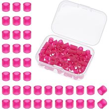 NBEADS 200 Pcs Dental Code Ring, Medium Orchid Silicone Color Bands Autoclavable Silicone Color Code Instrument Rings for Distinguish Dental Instruments