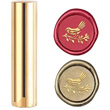 CRASPIRE Wax Seal Stamp Bird Sealing Wax Stamps Mini Brass Sealing Stamp 15mm Column Wax Seal for Envelope Invitation Wedding Embellishment Decoration