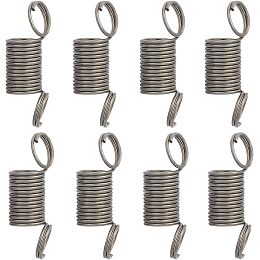 SUNNYCLUE 1 Box 150Pcs Beads Bugs Mini Spring Clamps Beads Bug Jewelry End Clasps Metal Jewelry Clasp for Jewelry Making Accessories DIY Crafts