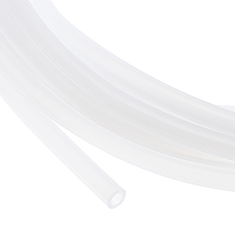 BENECREAT 6m Silicon Tubing 5mm ID x 8mm OD White Round Silicone Hose Tube for Water Air Pump