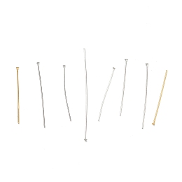 Honeyhandy Stainless Steel Head Pins, Mixed Color, 30.5~50x0.6~0.8mm, Head: 1.5mm, about 500pcs/50g