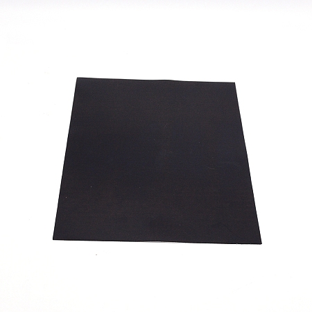 Rubber Single Side Board, with Adhesive Back, Rectangle, Black, 30x21x0.1cm