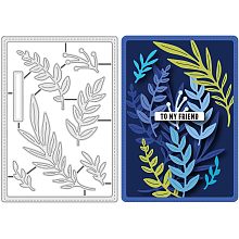 BENECREAT Plants Leaves Metal Die Cuts, Leaf Cutting Dies Stencils Template Molds for Card Making Thanksgiving Christmas Birthday Card Decor Paper Scrapbooking Album Crafts