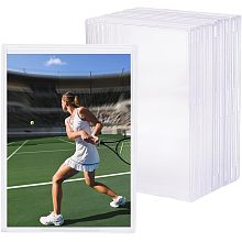 BENECREAT 10 Pcs Acrylic Clear Baseball Card Holder, Set of Interchangeable Card Protectors, Trading Card Protector, Acrylic Clear Business Card Holder for Storing Game Cards, Card Sports Game Cards