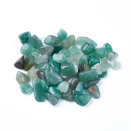 ARRICRAFT Natural Green Aventurine Beads, Undrilled/No Hole, Chips, 8~16x7~10x5~7mm, about 100g/bag