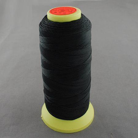 Honeyhandy Nylon Sewing Thread, Black, 0.8mm, about 300m/roll