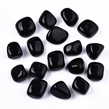 Arricraft Natural Black Obsidian Beads, Tumbled Stone, No Hole/Undrilled, Nuggets, 19~30x18~28x10~24mm 250~300g/bag