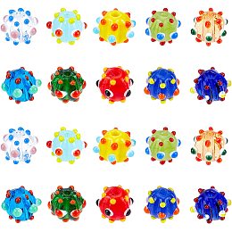  124pcs Craft Magnets Glass w Adhesive Backing and