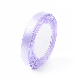 Honeyhandy Garment Accessories 1/2 inch(12mm) Satin Ribbon, Lavender, about 1/2 inch(12mm) wide, 25yards/roll(22.86m/roll)