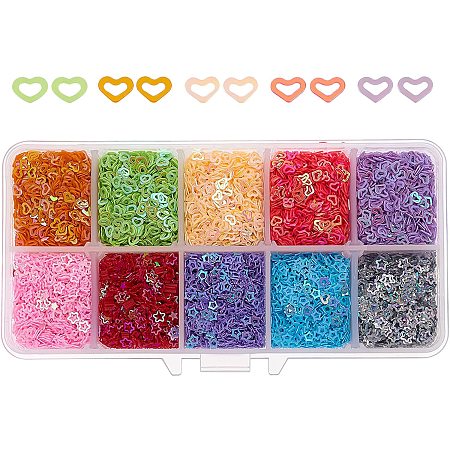 OLYCRAFT 70g Sequins Resin Fillers Star Heart Hollow Glitter Shinning Resin  Charms Flakes Resin Filling Accessories Slime Charms Nail Art Decorations  for Resin Jewelry Making DIY Crafting Mixed Colors 