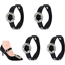 AHANDMAKER 4 Pieces Detachable Shoe Straps High Heel Straps, Adjustable High Heel Anti Loose Straps for High Heeled Shoes