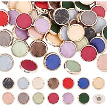 OLYCRAFT 52Pcs 13 Colors Resin Shank Buttons 3mm Hole Flat Round Resin Buttons 1 Hole Sewing Buttons Resin Sewing Buttons for Sewing Clothing Accessories DIY Crafting Projects Decorations