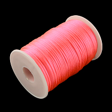 Honeyhandy Polyester Cords, Light Coral, 2mm, about 98.42 yards(90m)/roll